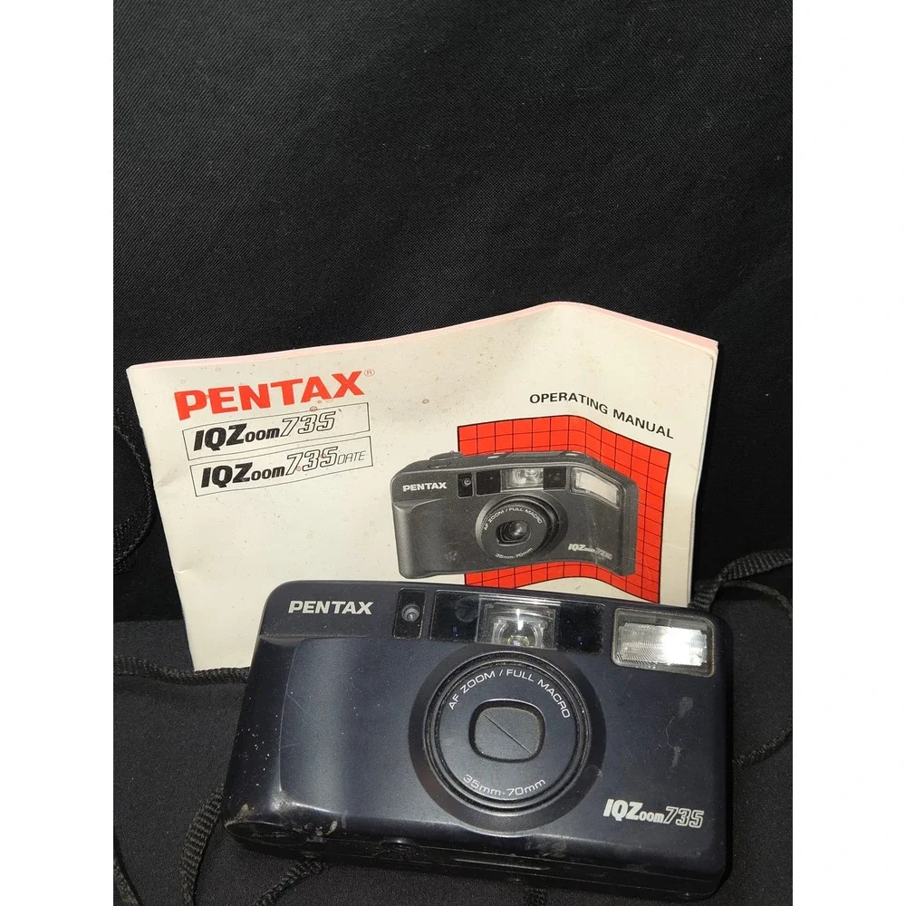 Minolta X-700 X-9‎ SLR Pentax 735 Film Camera Lot with Lenses Flash Filters Case